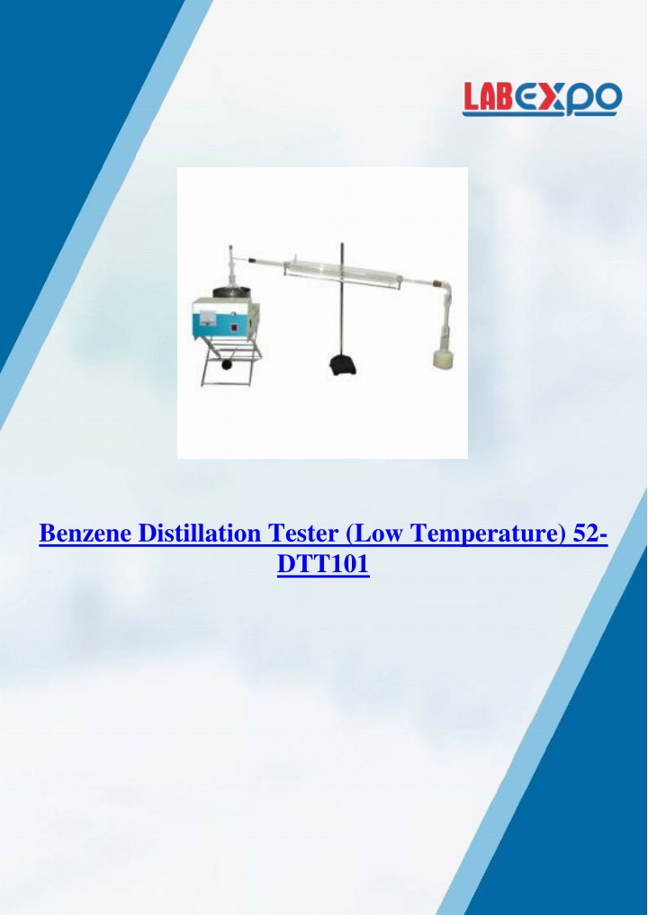 benzene distillation tester low temperature