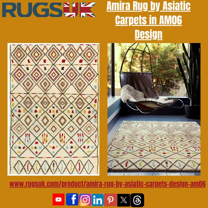 amira rug by asiatic carpets in am06 design