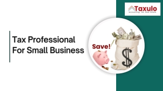 Top Tax Professional for Small Business Support