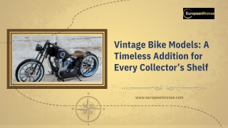 Vintage Bike Models A Timeless Addition for Every Collector’s Shelf