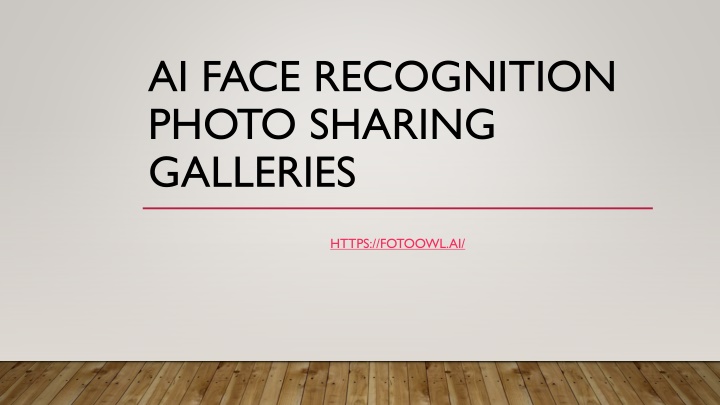 ai face recognition photo sharing galleries