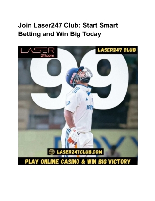 Join Laser247 Club_ Start Smart Betting and Win Big Today