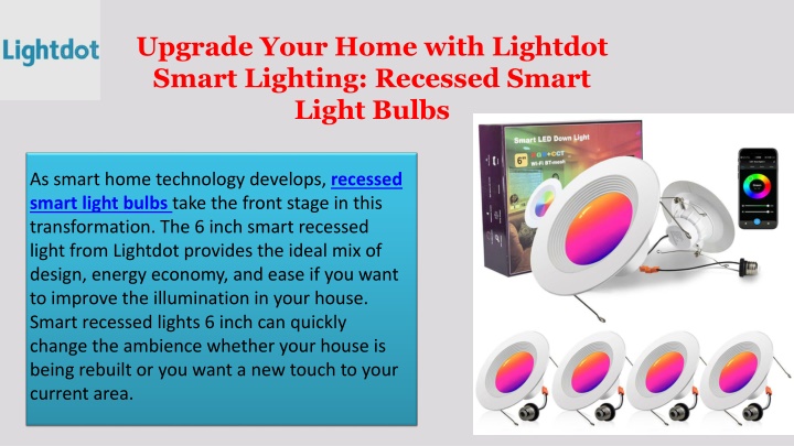 upgrade your home with lightdot smart lighting