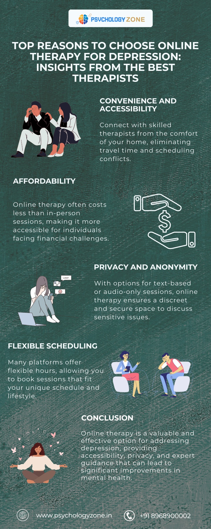 top reasons to choose online therapy