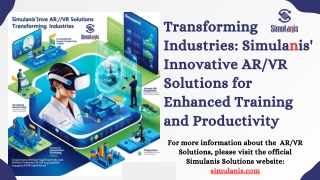 Transforming Industries Simulanis' Innovative ARVR Solutions for Enhanced Training and Productivity (2)
