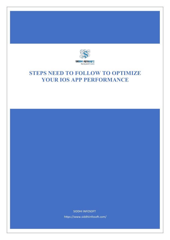 steps need to follow to optimize your