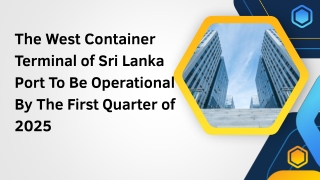 the west container terminal of sri lanka port
