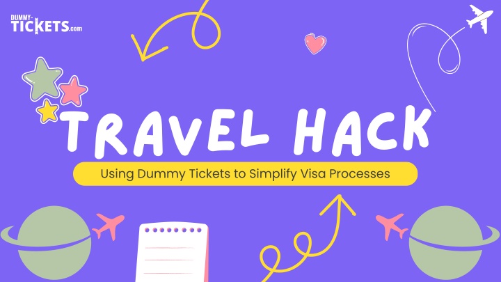 travel hack using dummy tickets to simplify visa