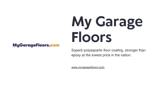 Epoxy Garage Floor