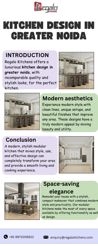 Kitchen Design in Greater Noida