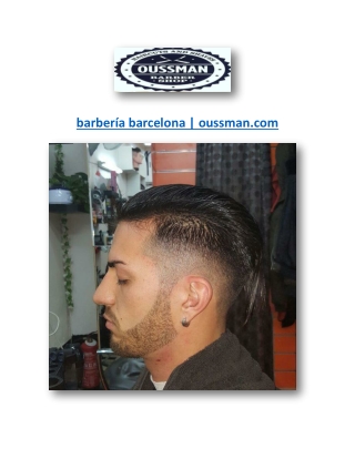 barbería barcelona | oussman.com