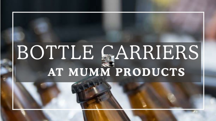 bottle carriers