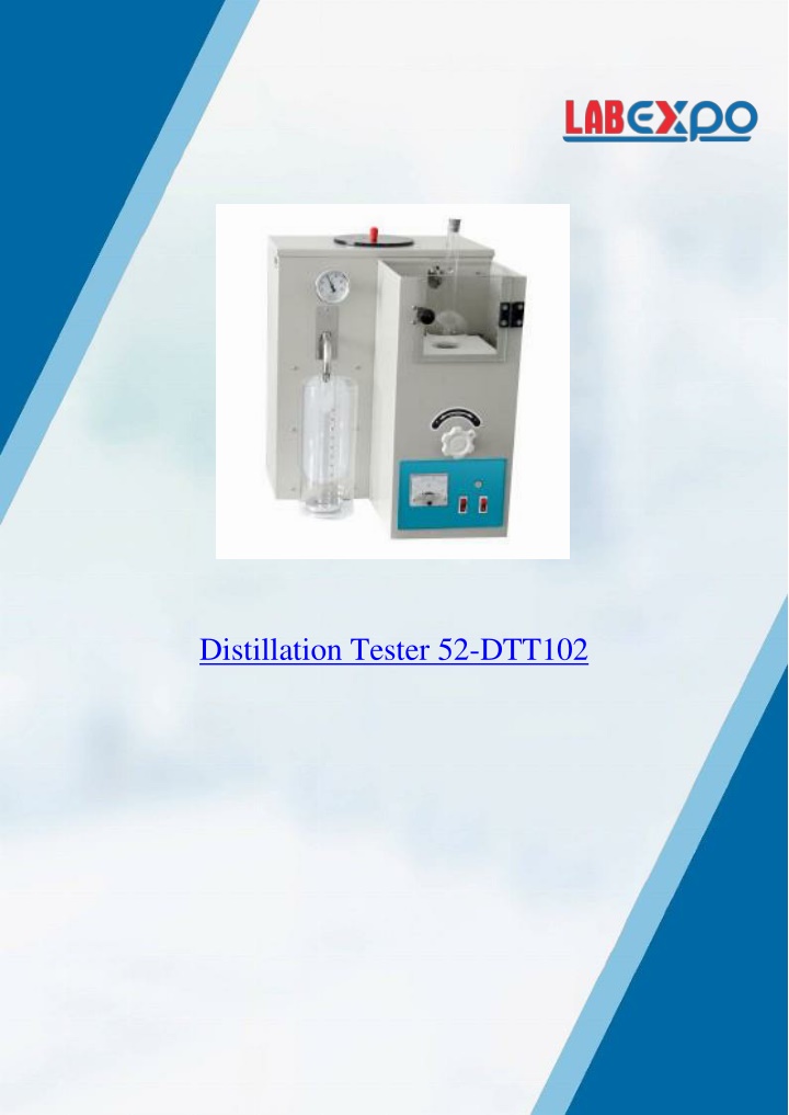 distillation tester 52 dtt102