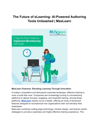 the future of elearning ai powered authoring