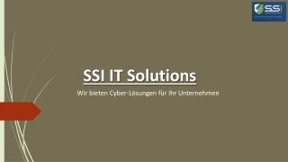 SSI IT Solutions: Professionelle Cybersicherheit Schulung in der Schweiz