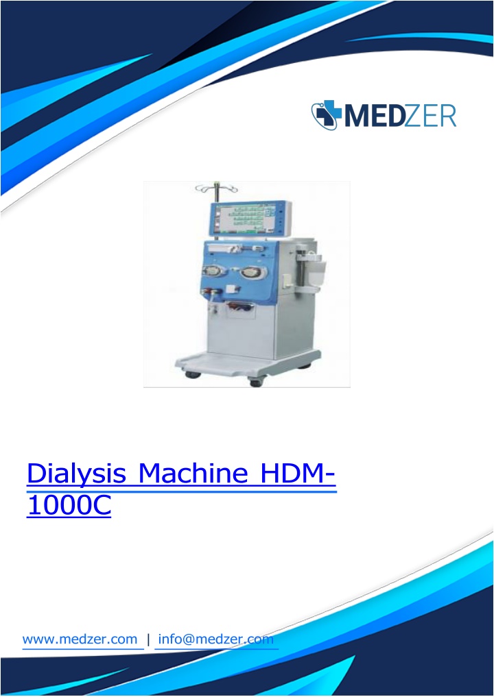 dialysis machine hdm 1000c