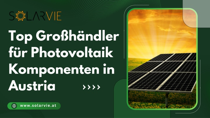 top gro h ndler f r photovoltaik komponenten