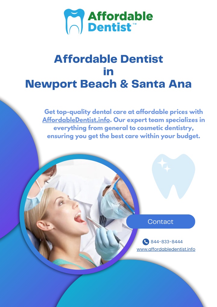 affordable dentist in newport beach santa ana