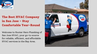 The Best HVAC Company in San Jose – Stay Comfortable Year-Round