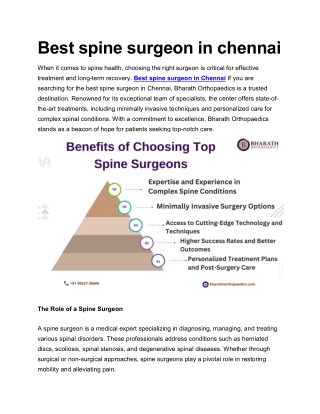 Best spine surgeon in chennai 2