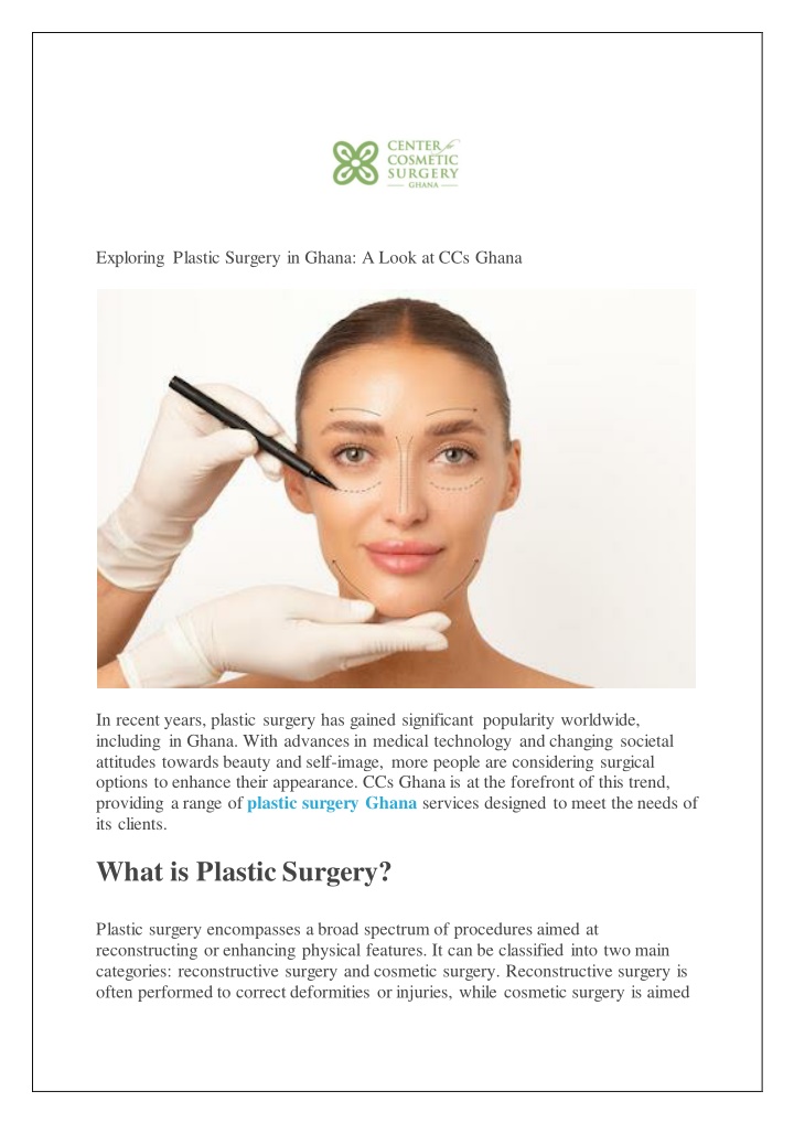 exploring plastic surgery in ghana a look