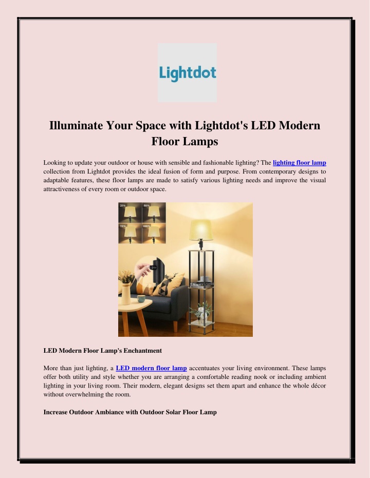 illuminate your space with lightdot s led modern