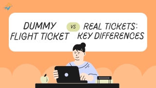 Dummy Ticket vs Real Flight Ticket