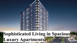 Sophisticated Living in Spacious Luxury Apartments