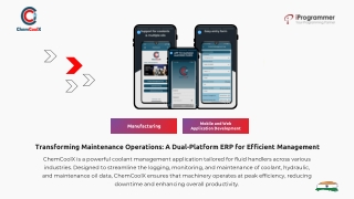 Custom Mobile App Development for ChemCoolX