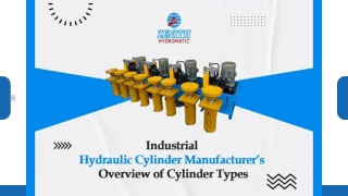 Industrial Hydraulic Cylinder Manufacturer's Overview of Cylinder Types