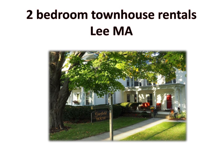 2 bedroom townhouse rentals lee ma