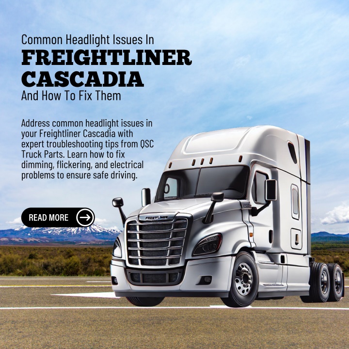 common headlight issues in freightliner cascadia