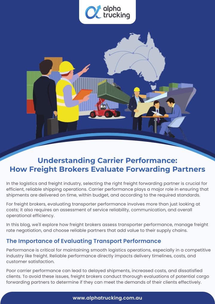 understanding carrier performance how freight