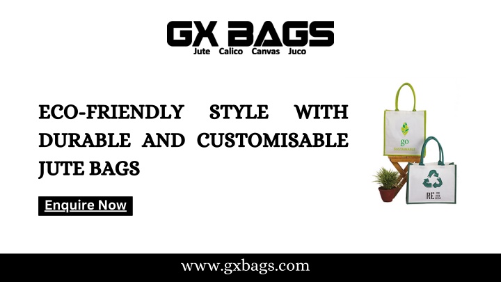 eco friendly durable and customisable jute bags