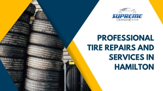 Professional Tire Repair and Services in Hamilton