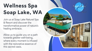 wellness spa soap lake wa