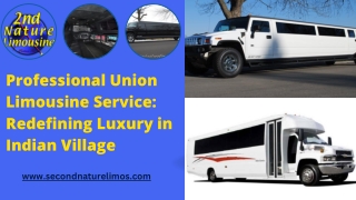 Professional Union Limousine Service Redefining Luxury in Indian Village