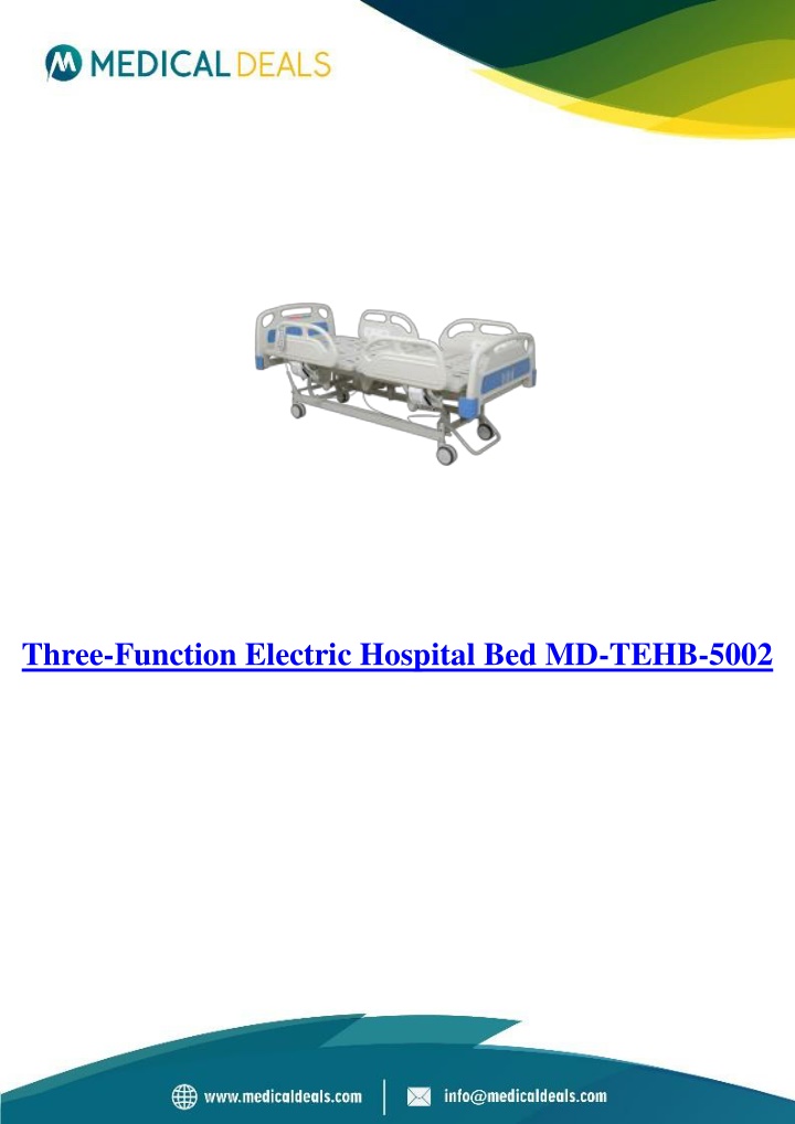 three function electric hospital bed md tehb 5002