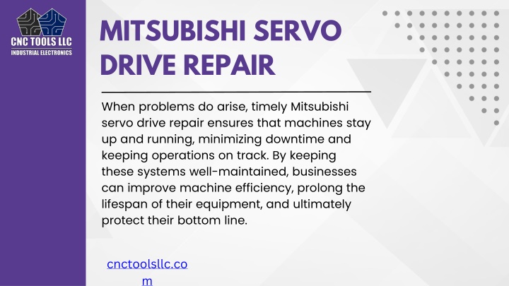 mitsubishi servo drive repair