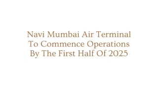 navi mumbai air terminal to commence operations