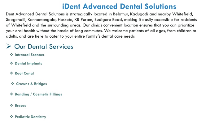 ident advanced dental solutions dent advanced