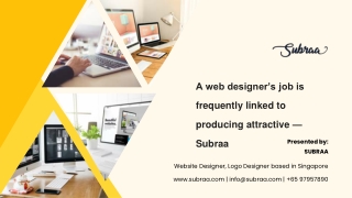 a web designer s job is