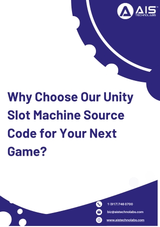 Why Choose Our Unity Slot Machine Source Code for Your Next Game?