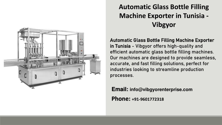 automatic glass bottle filling machine exporter