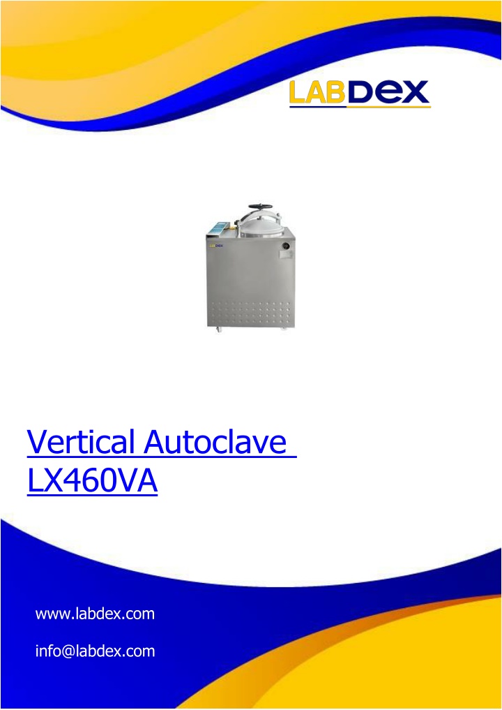 vertical autoclave lx460va