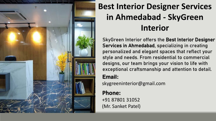 best interior designer services in ahmedabad