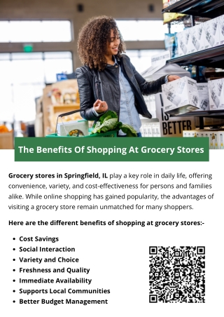 The Benefits Of Shopping At Grocery Stores