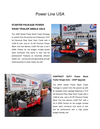 Industrial Pressure Washer and Mobile Power Wash Equipment: High-Performance Cle