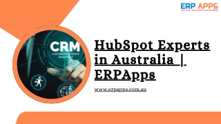 hubspot experts in australia erpapps