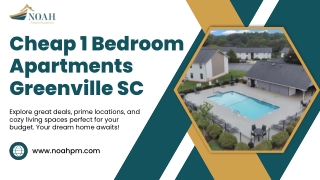 Browse the Best and Cheap 1 Bedroom Apartments in Greenville SC